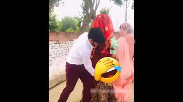 کتک زدن خواهر داماد برای یک لحظه خندیدن عروس+ فیلم این اقدام عجیب