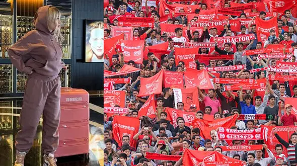 درگیری هواداران تراکتور و همسر روس رضا شکاری! + عکس