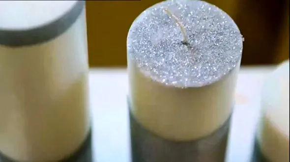 نحوه تزئین شمع‌های قالبی + فیلم