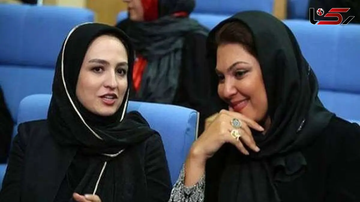 عکسی دیده نشده از گلاره عباسی و لاله اسکندری در پشت صحنه درام عاشقانه «محبوبه» و «رحیم»! / دو بانوی سینما در یک قاب