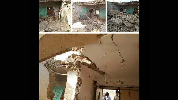 زنده به گور شدن کودک 4 ساله زیرآوار دیوار در ایرانشهر + عکس 