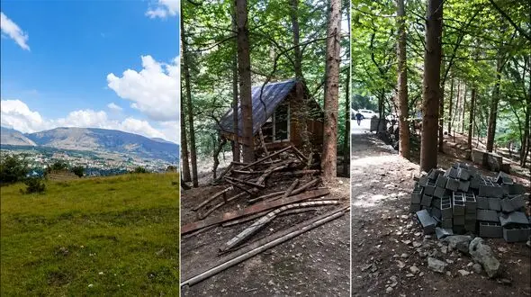فیلم / جنگل‌زدایی آرام در آداس کلاردشت / ساخت‌وسازهای بی‌وقفه در طبیعت ادامه دارد / هر ویلا یک قدم تا کوچک‌تر شدن جنگل