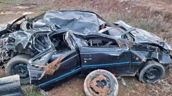  واژگونی پژو پرشیا در محور اهر تبریز + عکس و جزییات