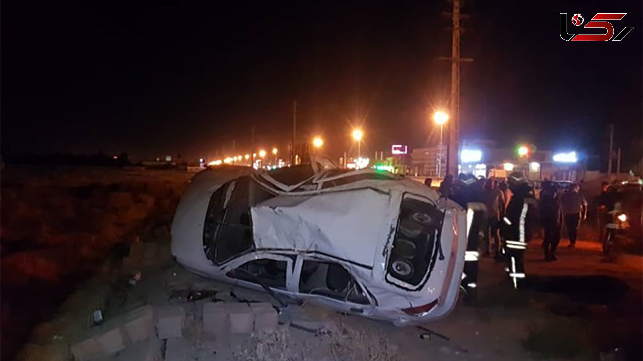 واژگونی پراید در جاده اصفهان به تهران / 3 نفر در دم جان باختند