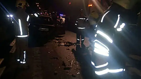 تصادف 2 پراید در اتوبان تهران - قم / 9 کشته و مجروح 