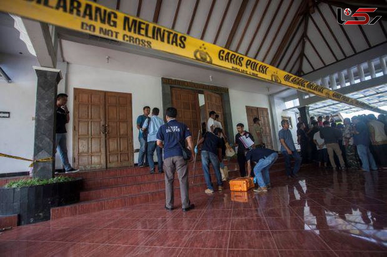  مهاجم اندونزیایی با حمله به یک کلیسا 4 نفر را زخمی کرد