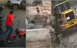 ببینید / از تصادف کامیون با جایگاه پمپ بنزین تا فرار راننده اتوبوس از مرگ + 10 فیلم حادثه ای 
