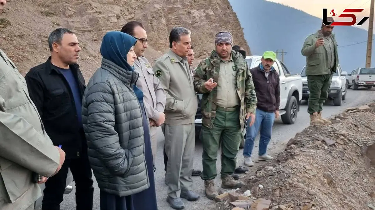 حضور شینا انصاری در جلسه ستاد مدیریت بحران آتش سوزی جنگل الیت در چالوس 