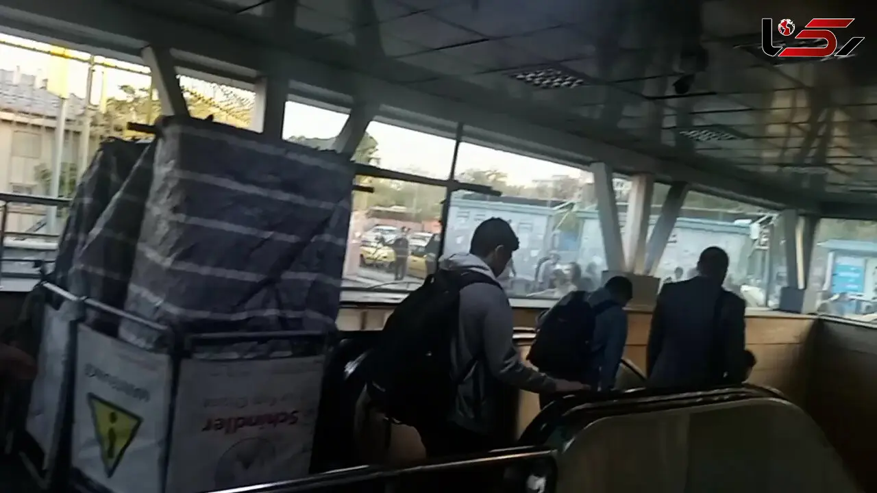 سریال دنباله دار؛ خرابی مکرر پله برقی های مترو تهران + فیلم