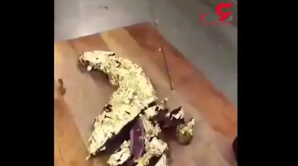 استیک‌ گوشت با روکش طلا در رستوران‌های شمال تهران!+فیلم