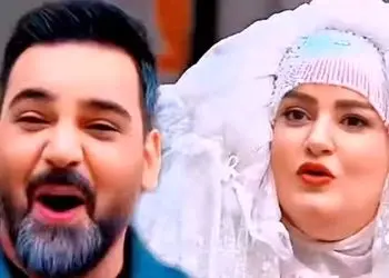 فیلم / نگاهی به جشن عروسی نعیمه نظام دوست و .../ آقای علیخانی، برو بشین کنار عروس خانم دیگه،  چرا ناز می‌کنی ؟ ...