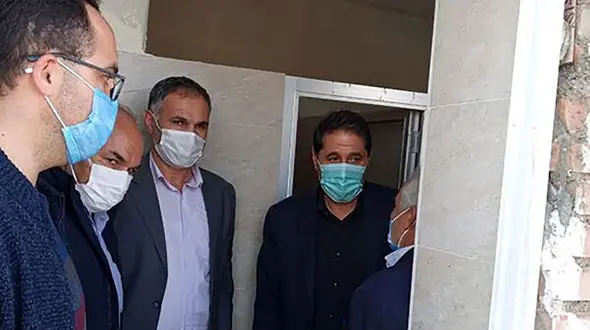 افتتاح سرویس بهداشتی توسط مسولان شهرستان + عکس