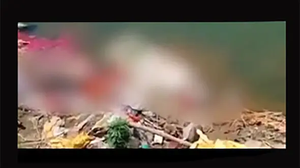 فیلمی شوک آور از کشف اجساد 150 کرونایی در رودخانه گنگ 