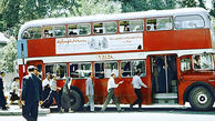 عکس اتوبوس های دوطبقه قدیم را دیده اید؟ + عکس