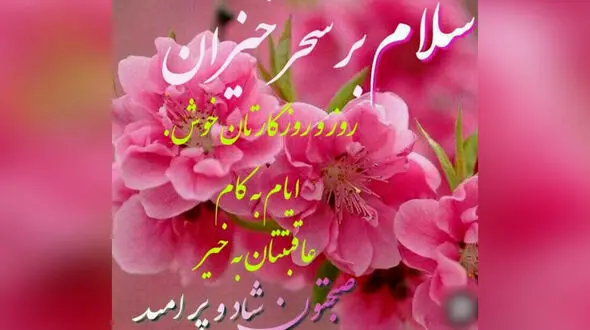 جملات سلام صبح بخیر امروز + فیلم