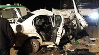 مرگ آنی 5 نفر در تصادف سمند با تریلی / در جاده دامغان- شاهرود رخ داد