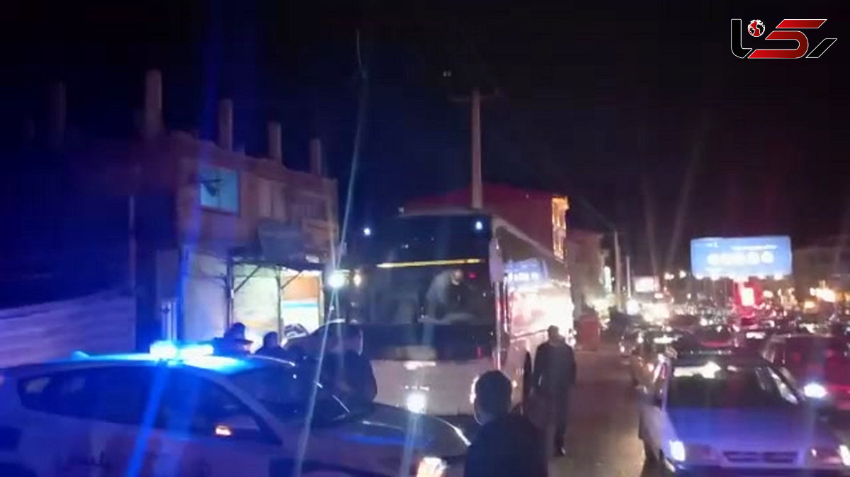 فیلم لحظه هوشیاری پلیس مازندران که جلوی مرگ 20 مسافر را گرفت + جزئیات 