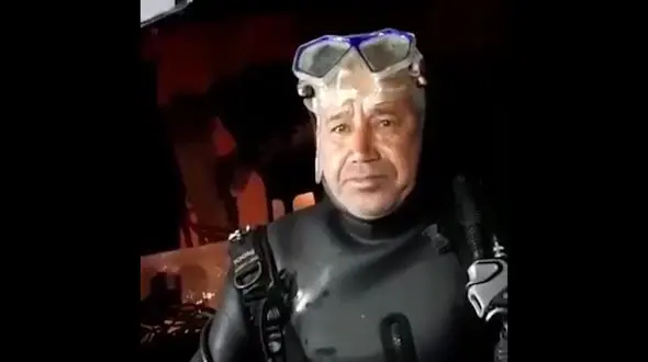 بهمن پرورش یک تنه در جستجوی جنازه 3 برادر  +فیلم