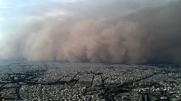 نفوذ گرد و خاک از استان‌های مجاور به تهران / کاهش دما در بیشتر مناطق