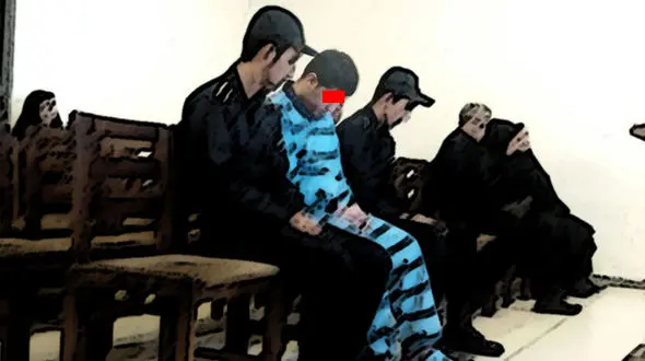 اشک پشیمانی پسر جوانی که در حالت  مستی قاتل شد+ عکس