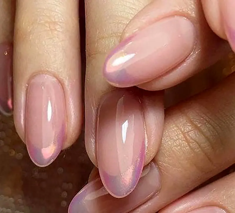 طرح ناخن ساده و شیک دخترانه