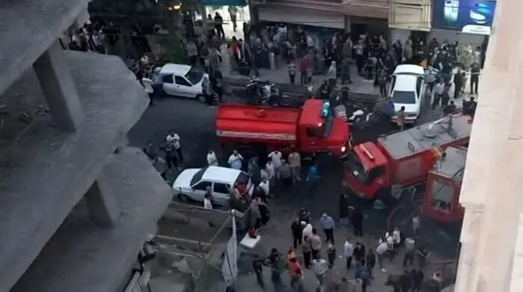 مرگ دلخراش 4 عضو یک خانواده در آتش‌سوزی ساختمان پنج‌طبقه در نسیم‌شهر