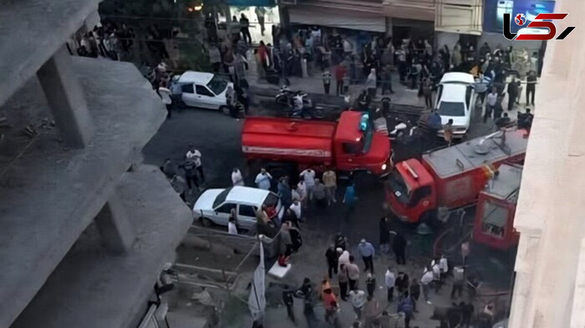 مرگ دلخراش 4 عضو یک خانواده در آتش‌سوزی ساختمان پنج‌طبقه در نسیم‌شهر