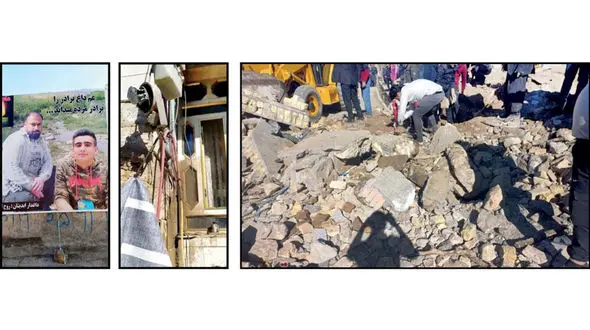 انفجار مرگبار خانه روستایی در کوهدشت / 2 دختربچه زیر آوار مرگ تنها شدند + عکس
