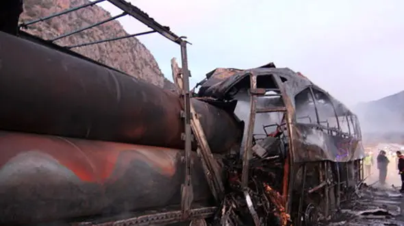 سانحه رانندگی در ترکیه ۱۳ کشته برجا گذاشت
