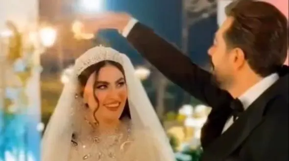 فیلم / جزییات دیده نشده از عروسی باشکوه مریم مومن / خلاقیت استا قناد در تزیین کیک که زیباترین کیکی ایران لقب گرفت
