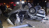 3 کشته در تصادف هولناک 2 خودرو در اصفهان