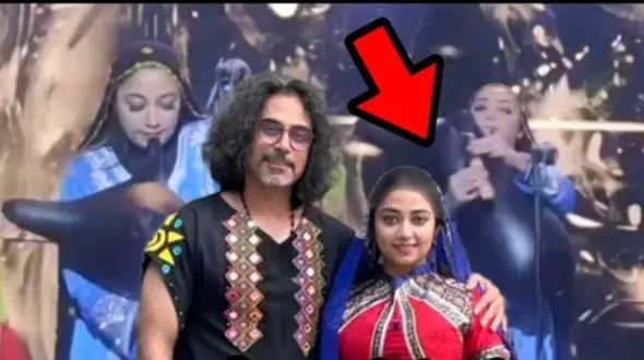 کولاک دختر محسن شریفیان با تک نوازی در کنسرت پدرش 