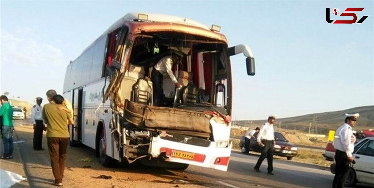 حادثه ای خونین در گردنه آهوان / واژگونی اتوبوس در محور دامغان به سمنان با 29 مسافر