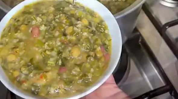 طرز تهیه قاتیخ آشی آشن مخصوص ارومیه + فیلم