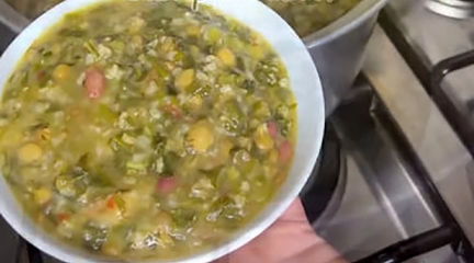 طرز تهیه قاتیخ آشی آشن مخصوص ارومیه + فیلم