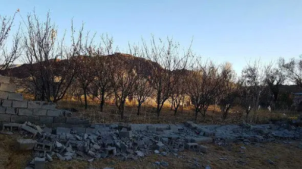 انسداد برخی راه های روستایی پس از زلزله در کرمان 