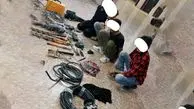 دستبند پلیس بر دستان سارقان کابل در آبادان