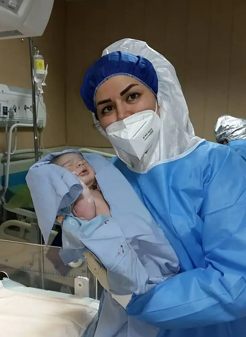 تولد اولین نوزاد از مادر کرونایی در زنجان