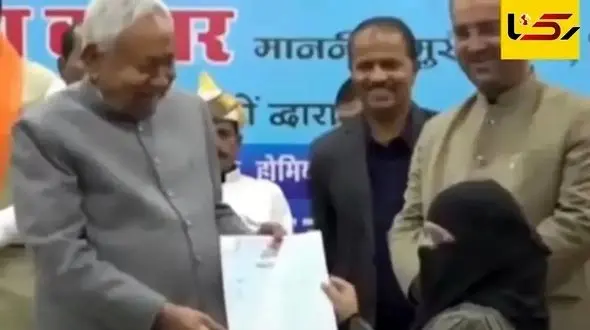 Controversy Erupts After Indian Minister Pulls Down a Doctor’s Hijab + Video