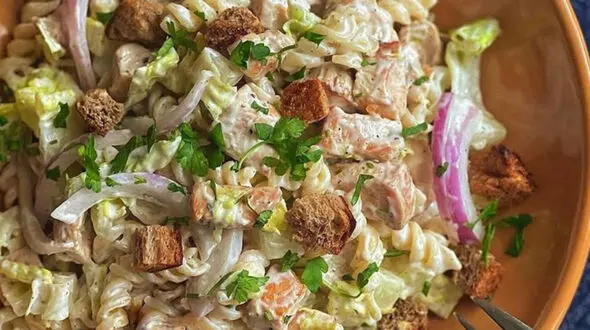 فیلم طرز تهیه سالاد ماکارانی خوشمزه 