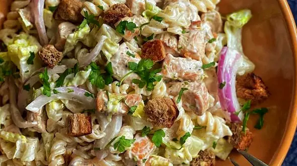 فیلم طرز تهیه سالاد ماکارانی خوشمزه 