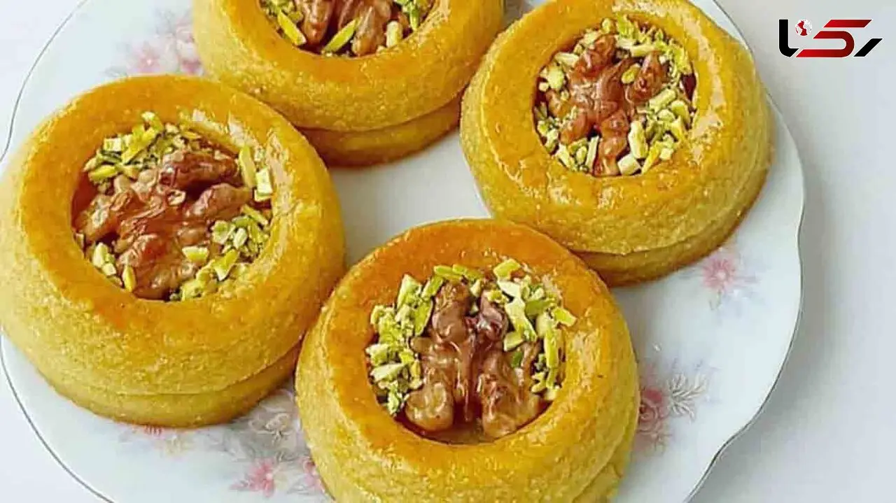 شیرینی لانه بلبلی (باقلوا شیرینی)