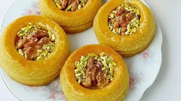 شیرینی لانه بلبلی (باقلوا شیرینی)