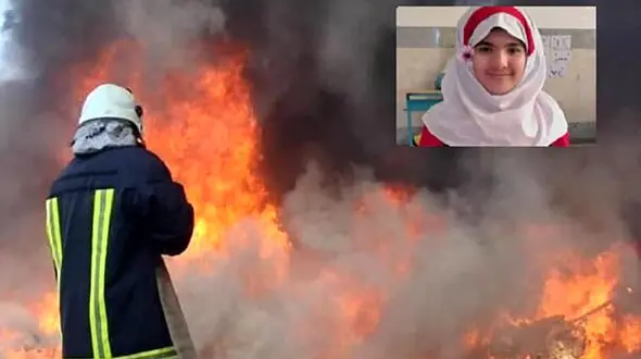 مرگ غم انگیز ستایش 9 ساله در دامغان + عکس