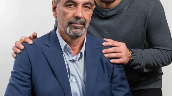 عکس لورفته از حسن یزدانی در لباس دامادی + عکس