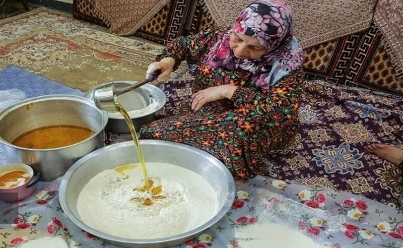 حلوای ضیابری، سوغات نوروزی گیلان + تصاویر