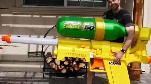 ساخت بزرگترین تفنگ آبی دنیا توسط مهندس ناسا