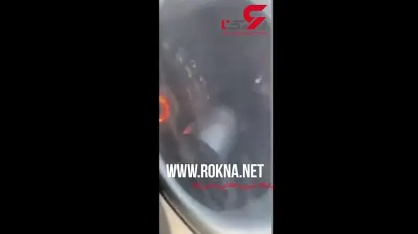 لحظه کنده شدن موتور هواپیما هنگام پرواز +فیلم 