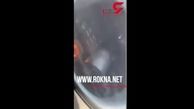 لحظه کنده شدن موتور هواپیما هنگام پرواز +فیلم 