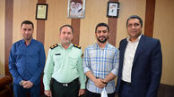 جلسه تعاملی سرپرست پلیس خرمشهر با نماینده و خبرنگار رکنا در خوزستان + عکس
